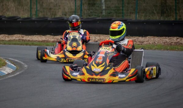 kart complet Kali kart KZ moteur TM R2 Full black des 15 ans – Image 3