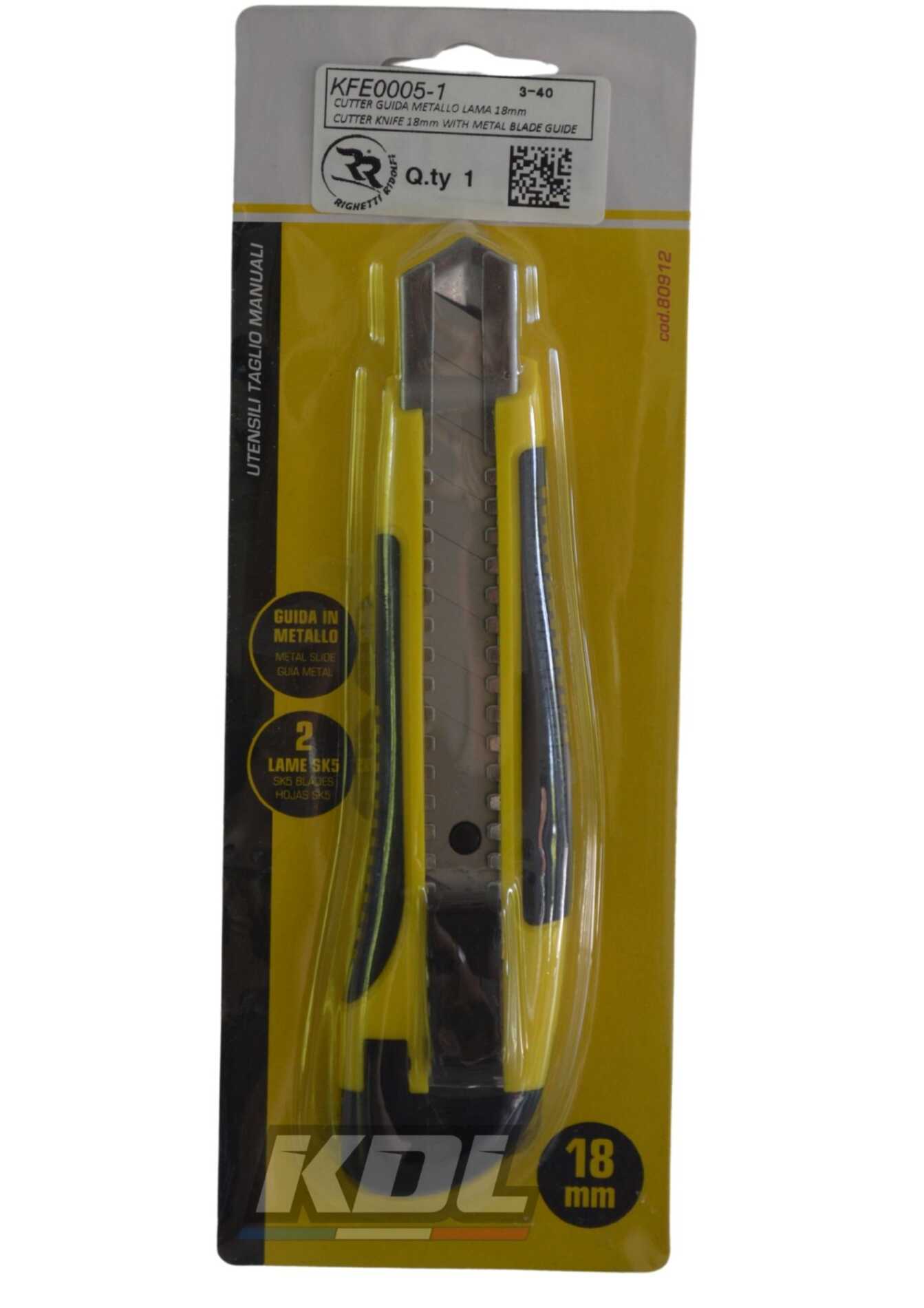 CUTTER AVEC 2 LAMES GUIDE METALIQUE