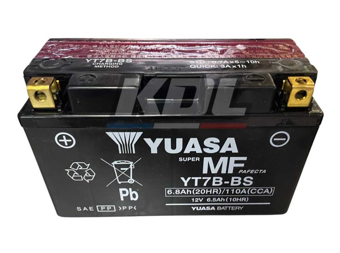BATTERIE YUASA YT7B-BS (ROTAX)