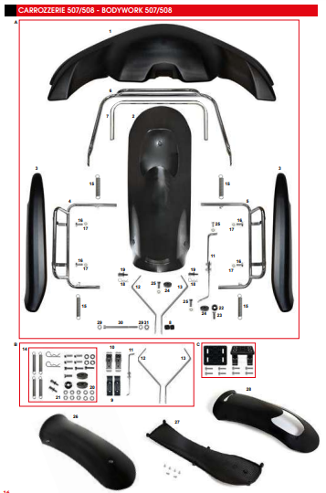 Carrosserie 507/508 KG