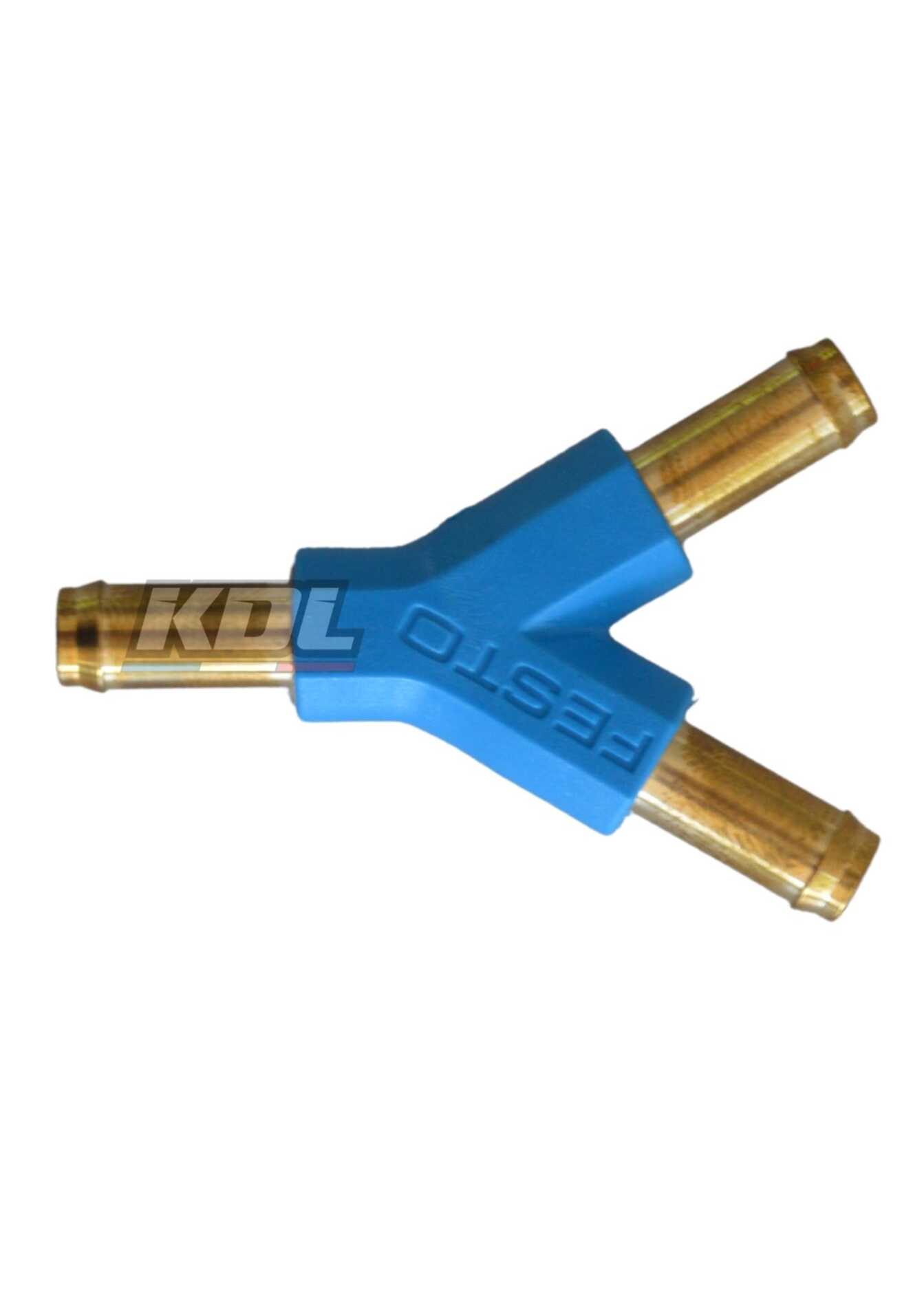 9-   Raccord essence en Y festo 6mm bleue