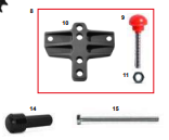 10-  Support de tendeur moteur noir seul