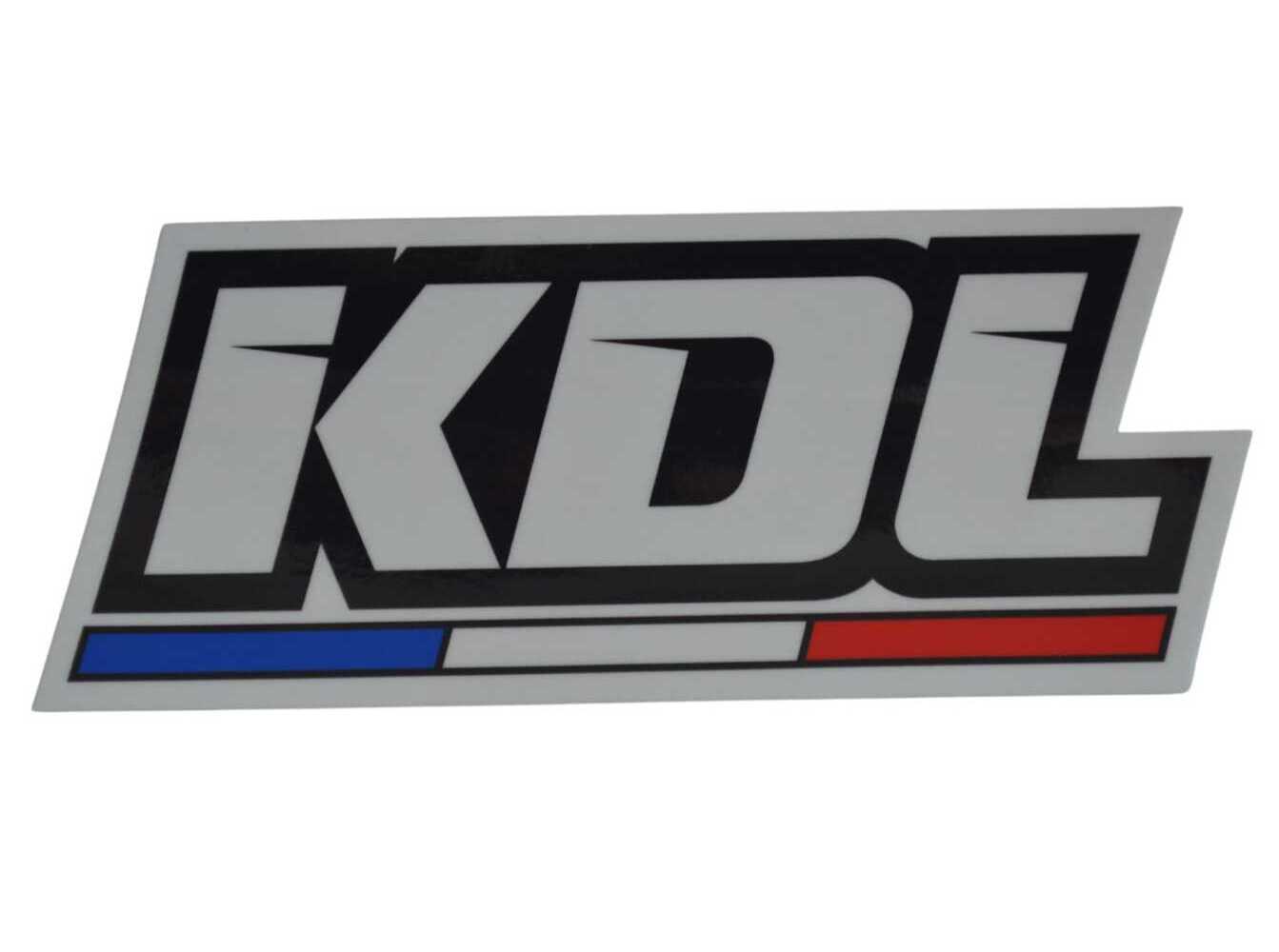 Autocollant KDL blanc