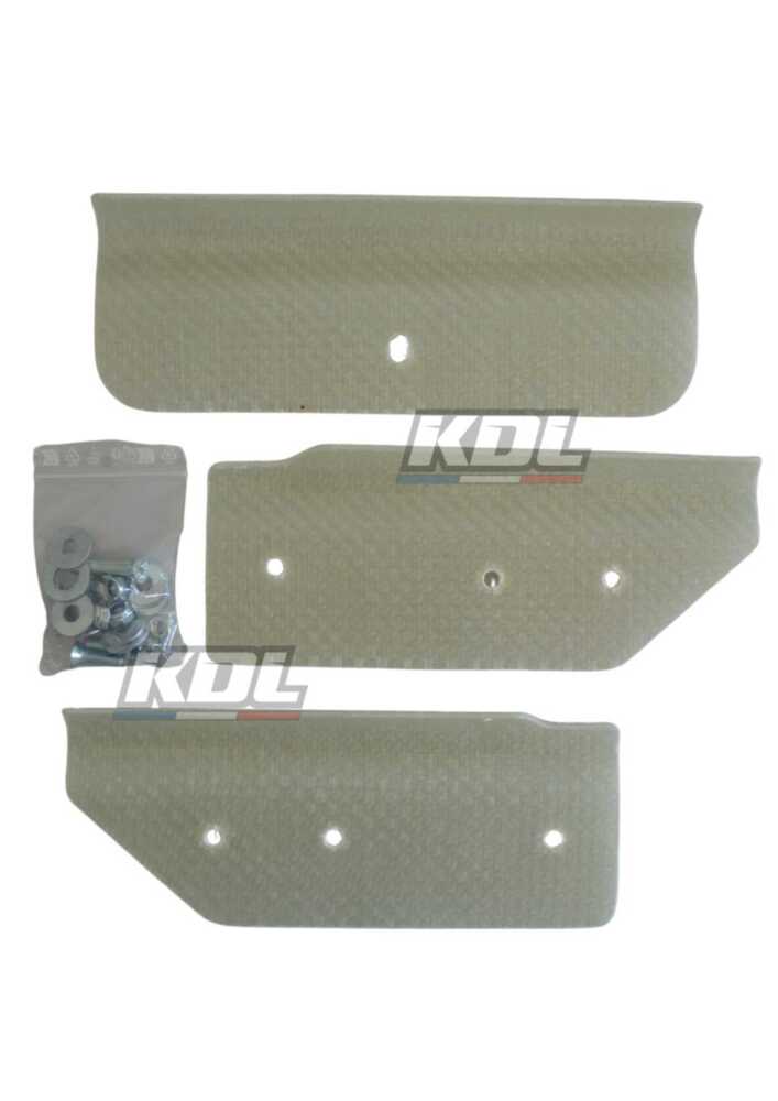 kit Protection Châssis fibre A3PI Kali-kart CRG OTK