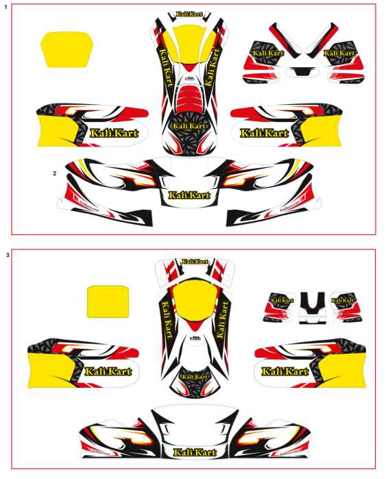 Kit déco 507/509 et MK20/27  (2026) kali kart