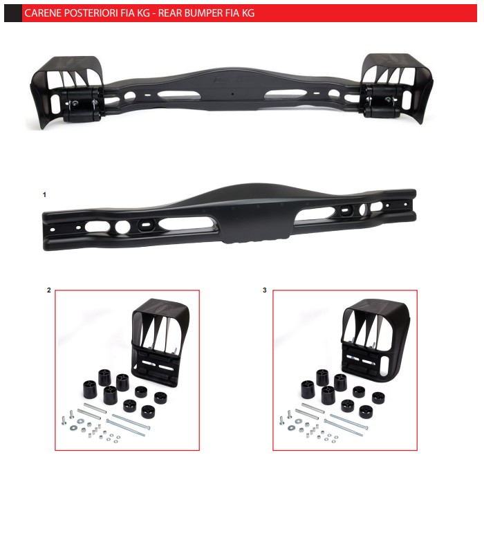 Pare choc Arriere CIK 2026 Sigma « course international »